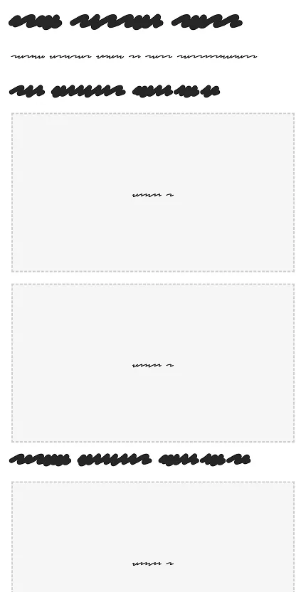 Wireframe UI kit, mobile view